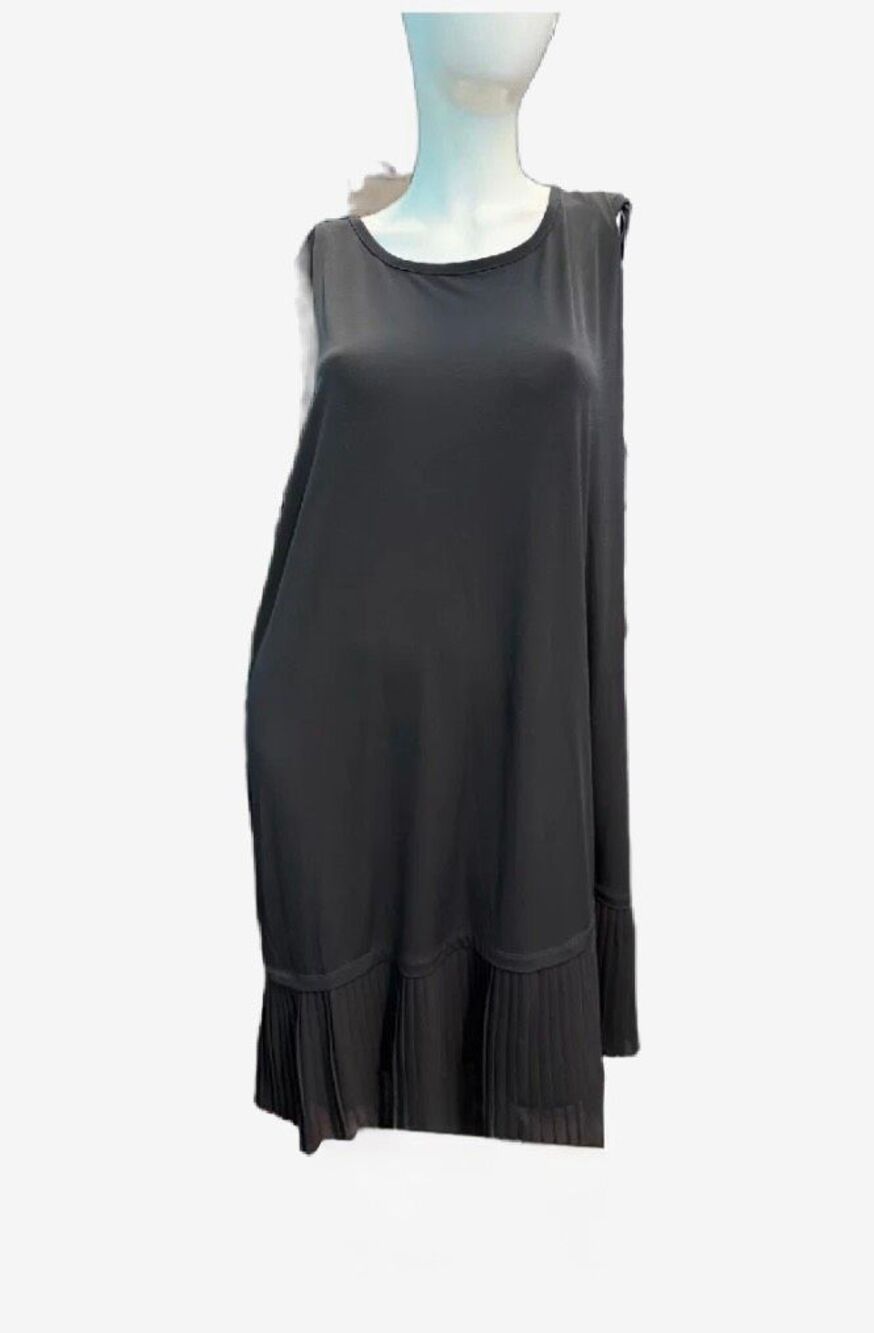 Michael Kors Black Pleat Hem Shift Dress Women’s Size 3X NEW TAGS